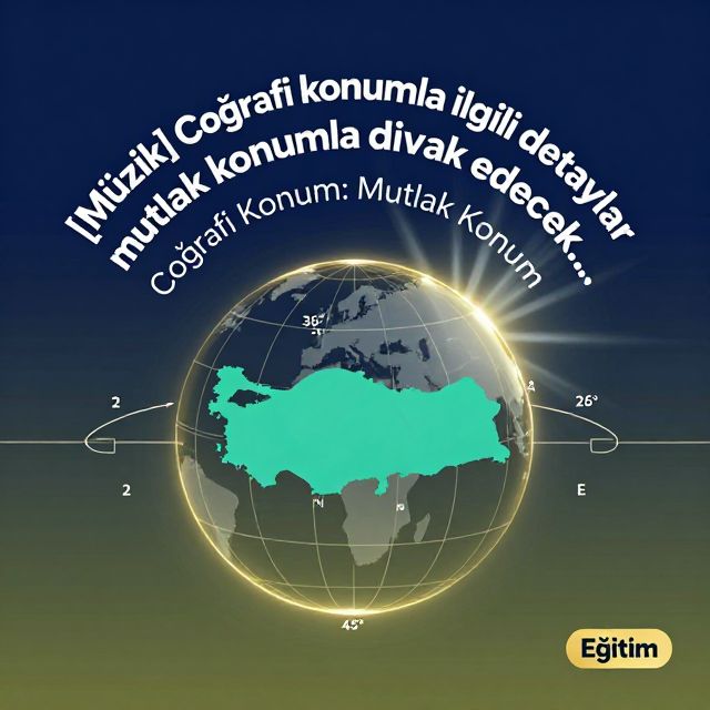 Türkiye'nin Mutlak Konumu ve Coğrafi Sonuçları