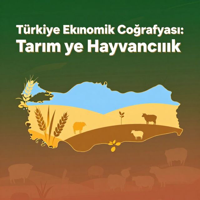 Türkiye Ekonomik Coğrafyası: Tarım ve Hayvancılık