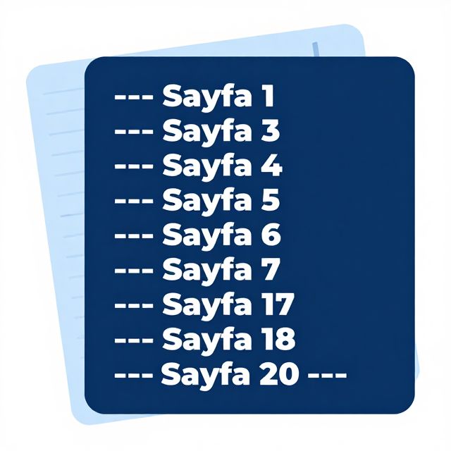 Boş PDF Belgesi Analizi: İçerik Yokluğu
