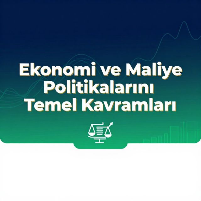 Ekonomi ve Maliye Politikalarının Temel Kavramları