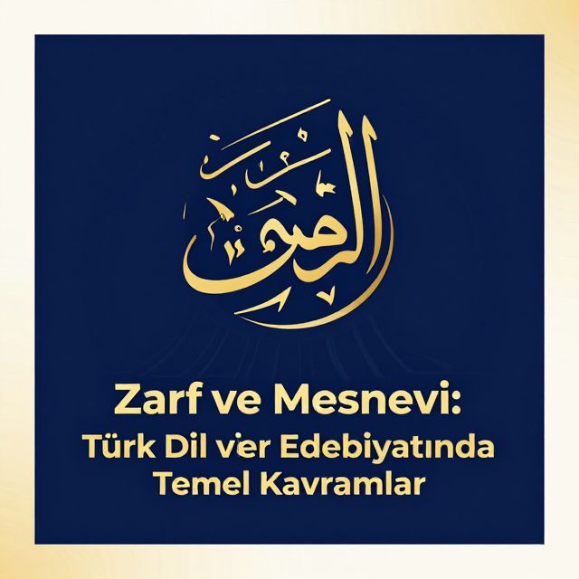 Zarf ve Mesnevi: Türk Dil ve Edebiyatında Temel Kavramlar
