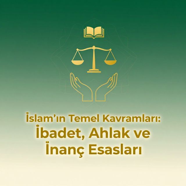 İslam'ın Temel Kavramları: İbadet, Ahlak ve İnanç Esasları
