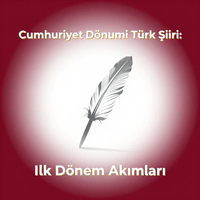 Cumhuriyet Dönemi Türk Şiiri: İlk Dönem Akımları