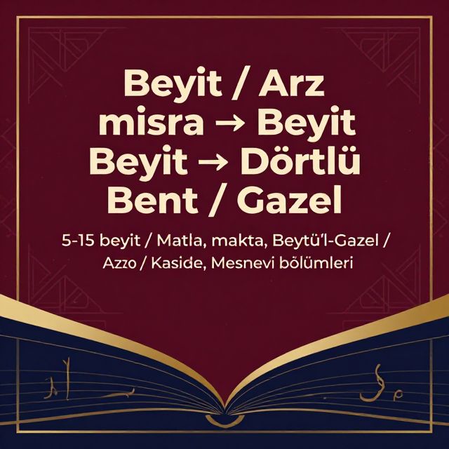 Divan Edebiyatı Nazım Biçimleri: Gazel, Kaside ve Mesnevi