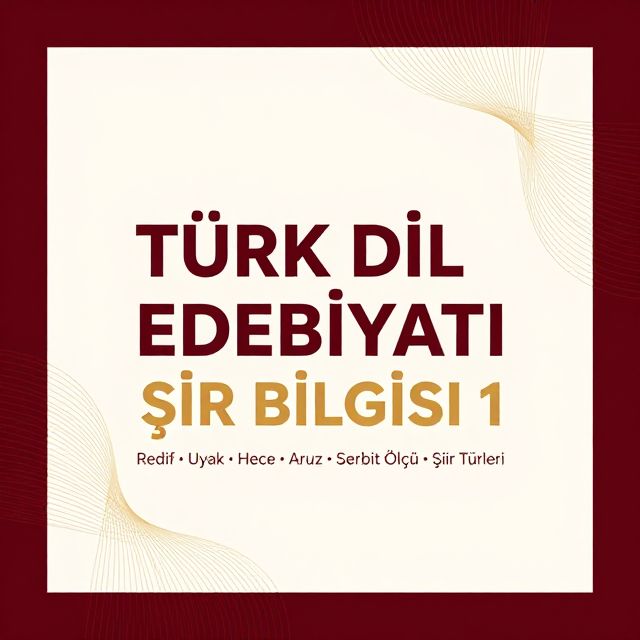 Türk Edebiyatında Şiir Bilgisi: Ölçü, Uyak ve Türler
