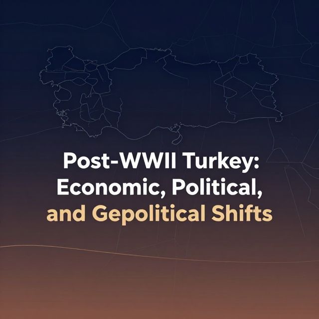 Post-WWII Turkey: Economic, Political, and Geopolitical Shifts