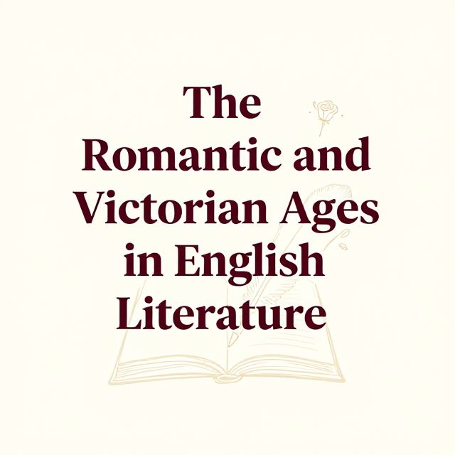 The Romantic and Victorian Ages in English Literature