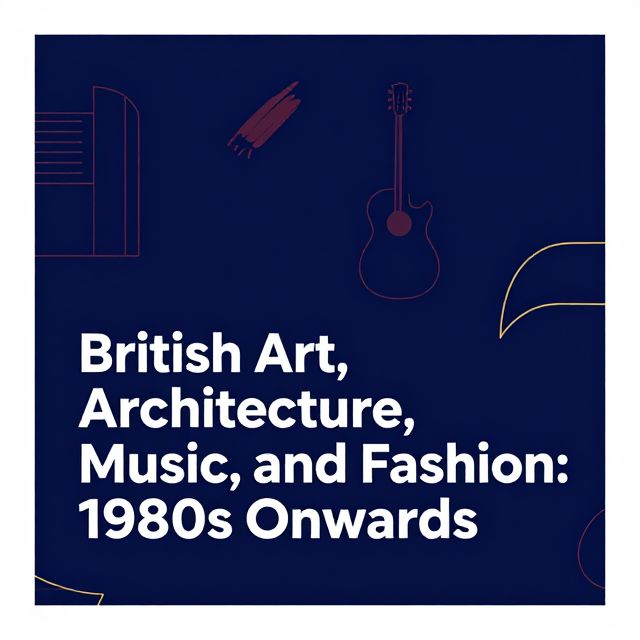 British Art, Architecture, Music, and Fashion: 1980s Onwards