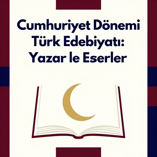 Cumhuriyet Dönemi Türk Edebiyatı: Yazar ve Eserler