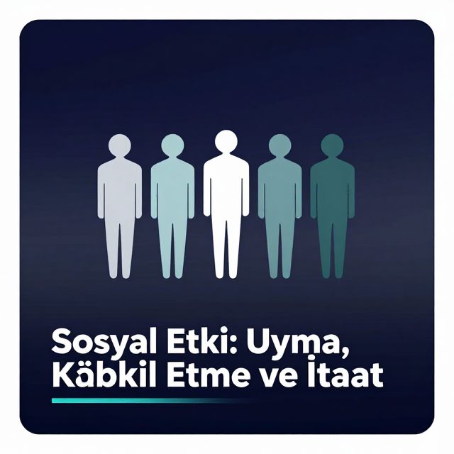 Sosyal Etki: Uyma, Kabul Etme ve İtaat