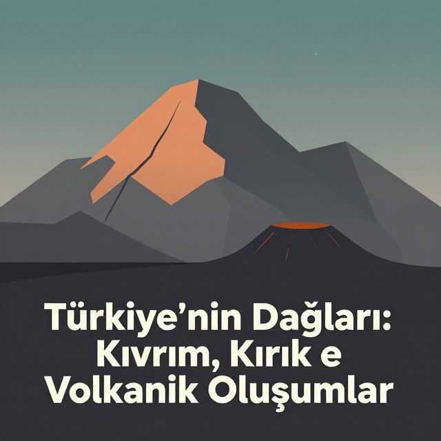Türkiye'nin Dağları: Kıvrım, Kırık ve Volkanik Oluşumlar