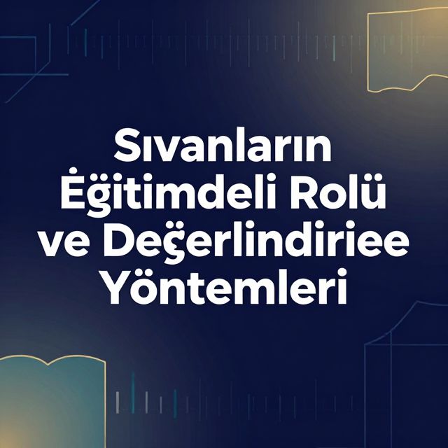 Sınavların Eğitimdeki Rolü ve Değerlendirme Yöntemleri