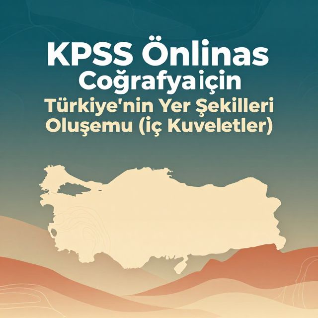 Türkiye'nin Yer Şekilleri: İç Kuvvetler (KPSS Coğrafya)