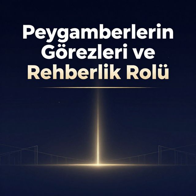 Peygamberlerin Görevleri ve Rehberlik Rolü