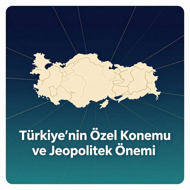 Türkiye'nin Özel Konumu ve Jeopolitik Önemi