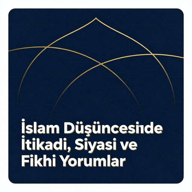 İslam Düşüncesinde İtikadi, Siyasi ve Fıkhi Yorumlar
