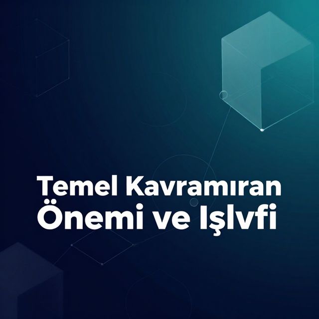 Temel Kavramların Önemi ve İşlevi - kapak