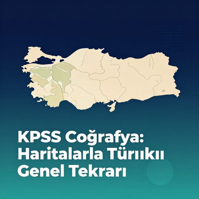 KPSS Coğrafya: Haritalarla Türkiye Genel Tekrarı