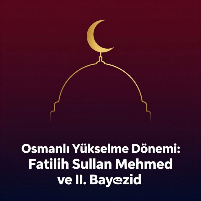 Osmanlı Yükselme Dönemi: Fatih Sultan Mehmet ve II. Bayezid