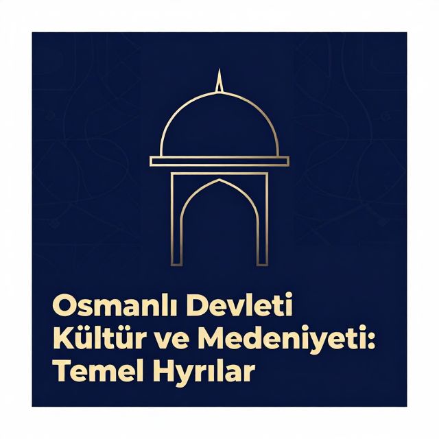 Osmanlı Devleti Kültür ve Medeniyeti: Temel Yapılar