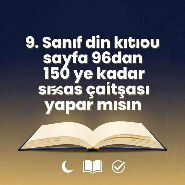 9. Sınıf Din Kültürü Sınav Çalışması: Temel Konular