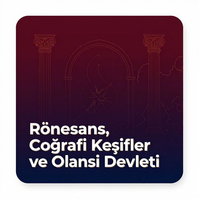 Rönesans, Coğrafi Keşifler ve Osmanlı Devleti