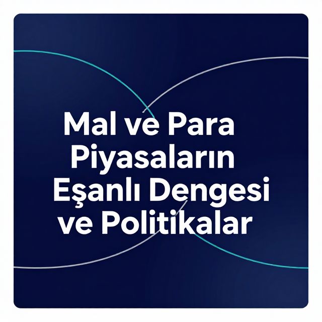 Mal ve Para Piyasalarının Eşanlı Dengesi ve Politikalar