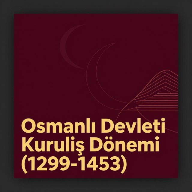 Osmanlı Devleti Kuruluş Dönemi (1299-1453)