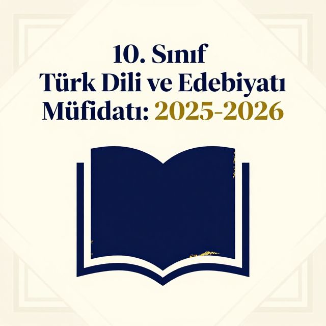 10. Sınıf Türk Dili ve Edebiyatı Müfredatı: 2025-2026