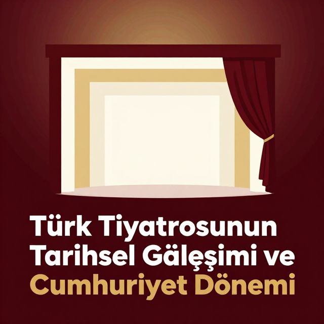 Türk Tiyatrosunun Tarihsel Gelişimi ve Cumhuriyet Dönemi