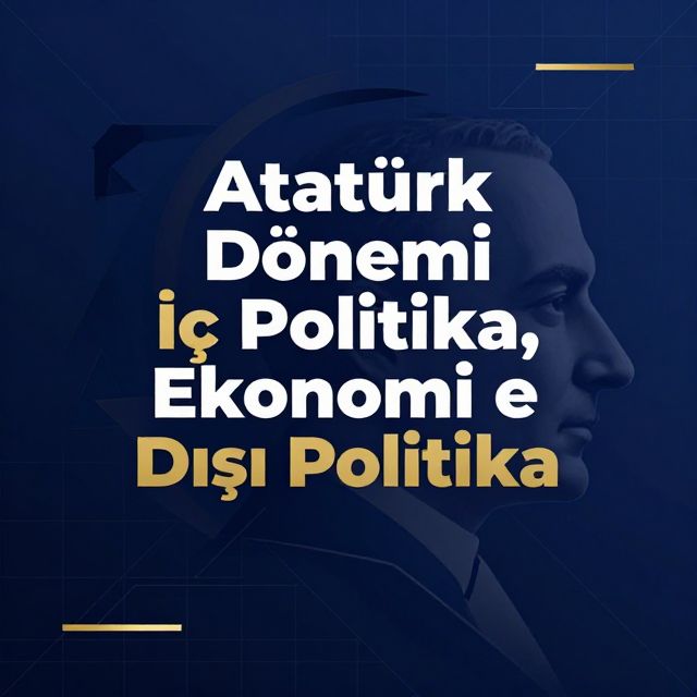 Atatürk Dönemi İç Politika, Ekonomi ve Dış Politika