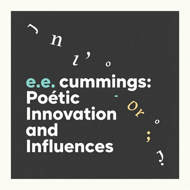e.e. cummings: Poetic Innovation and Influences