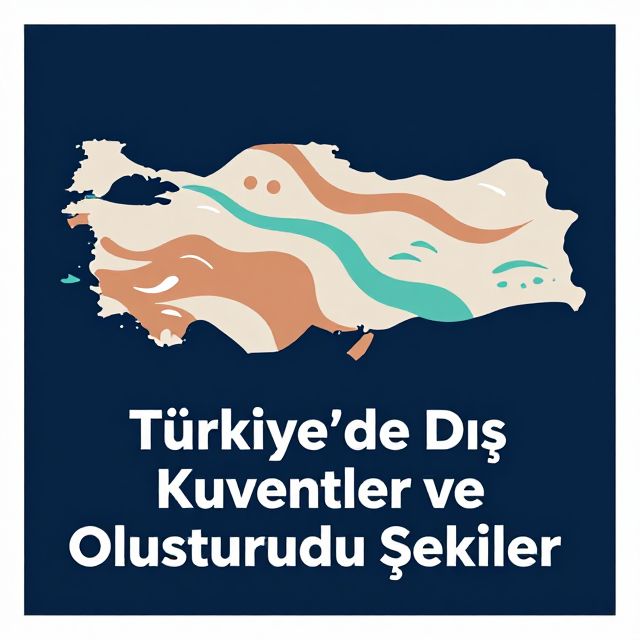 Türkiye'de Dış Kuvvetler ve Oluşturduğu Şekiller