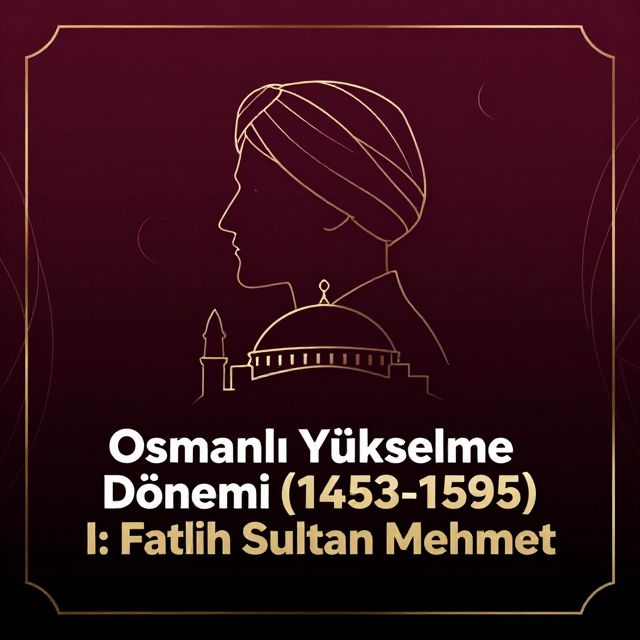 Osmanlı Yükselme Dönemi (1453-1595) I: Fatih Sultan Mehmet
