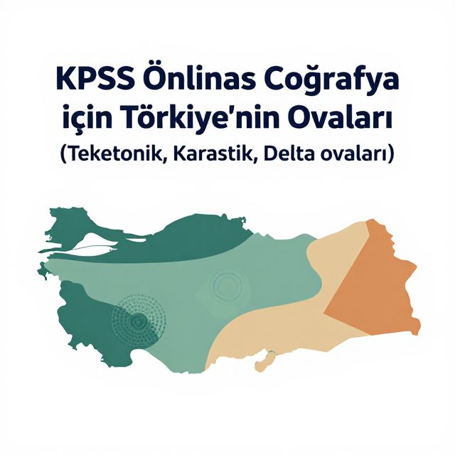 Türkiye'nin Ovaları: Tektonik, Karstik ve Delta Ovaları