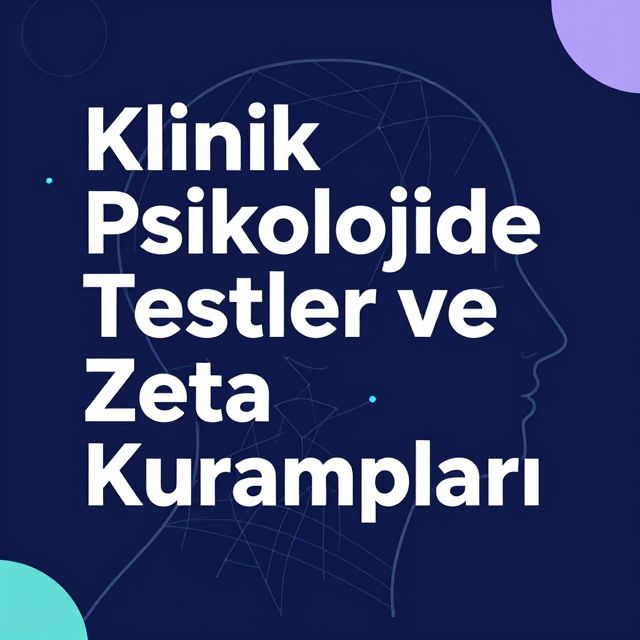 Klinik Psikolojide Testler ve Zeka Kuramları