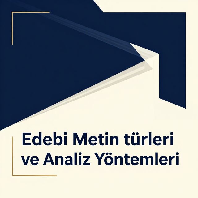 Edebi Metin Türleri ve Analiz Yöntemleri