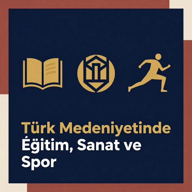Türk Medeniyetinde Eğitim, Sanat ve Spor