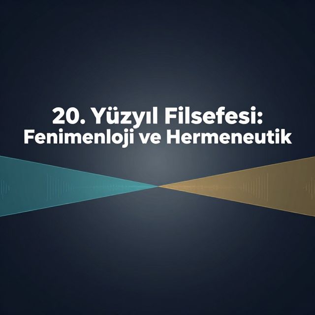 20. Yüzyıl Felsefesi: Fenomenoloji ve Hermeneutik