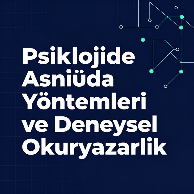 Psikolojide Araştırma Yöntemleri ve Deneysel Okuryazarlık
