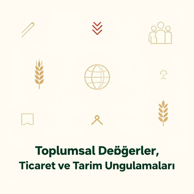 Toplumsal Değerler, Ticaret ve Tarım Uygulamaları