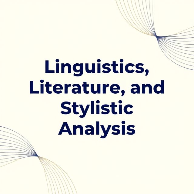 Linguistics, Literature, and Stylistic Analysis