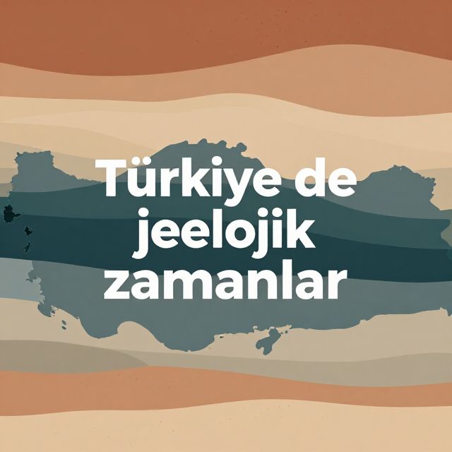 Türkiye'nin Jeolojik Zamanlar Yolculuğu