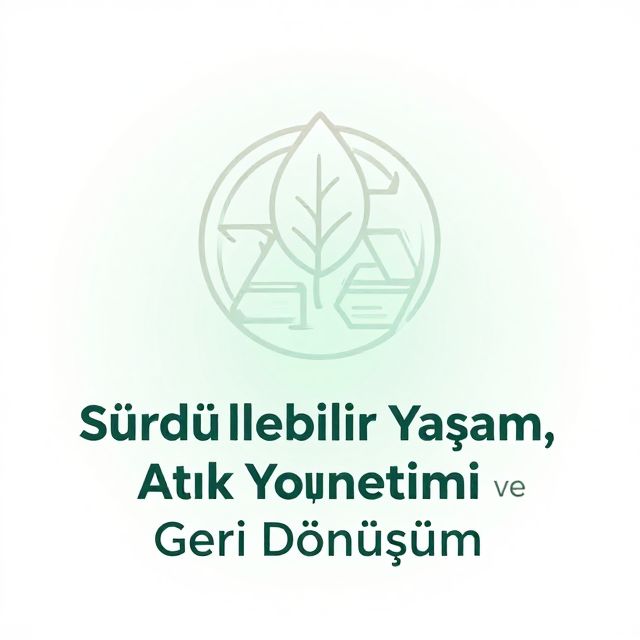Sürdürülebilir Yaşam, Atık Yönetimi ve Geri Dönüşüm