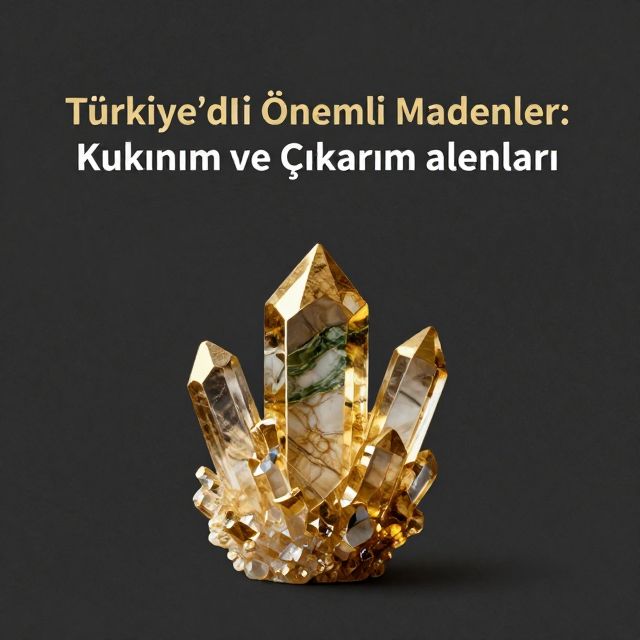 Türkiye'deki Önemli Madenler: Kullanım ve Çıkarım Alanları