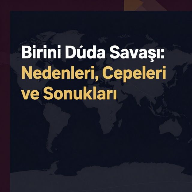 Birinci Dünya Savaşı: Nedenleri, Cepheleri ve Sonuçları