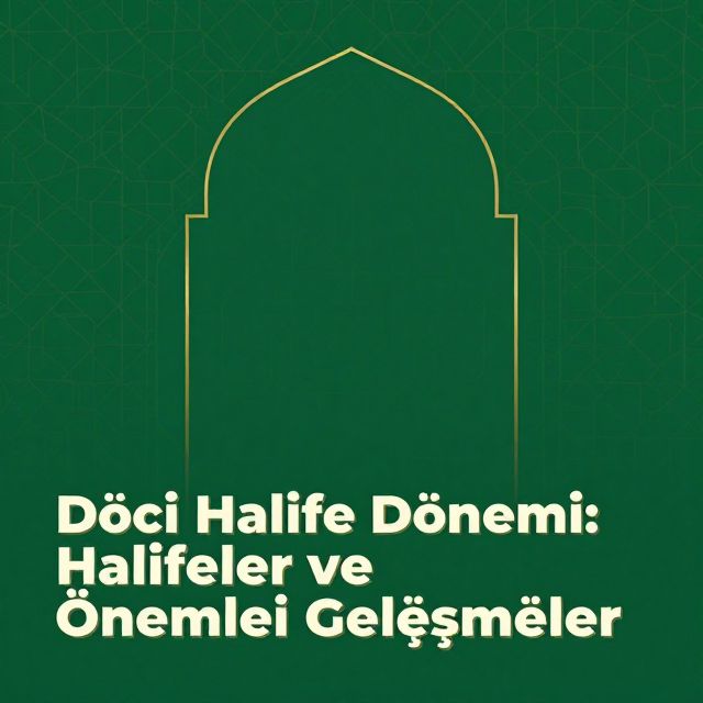 Dört Halife Dönemi: Halifeler ve Önemli Gelişmeler