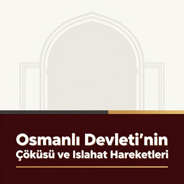 Osmanlı Devleti'nin Çöküşü ve Islahat Hareketleri