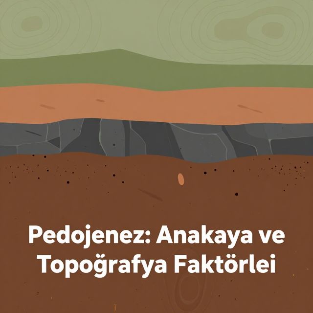 Pedojenez: Anakaya ve Topoğrafya Faktörleri