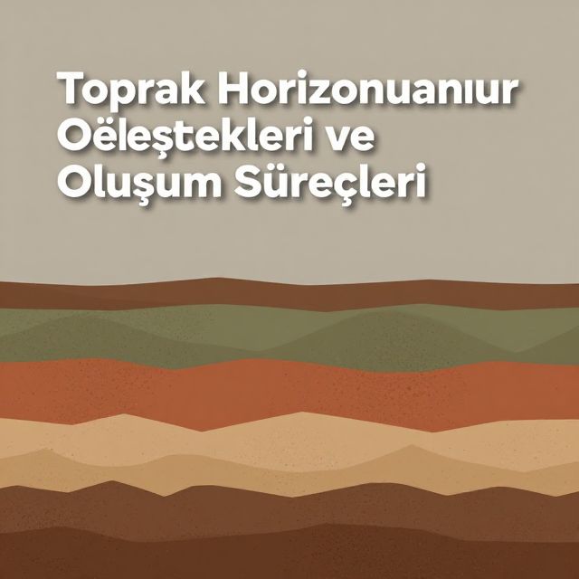 Toprak Horizonlarının Özellikleri ve Oluşum Süreçleri